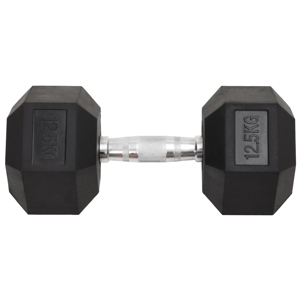 vidaXL 2 pcs 25 kg Cast Iron Dumbbells - Versatile Workout Weights - Fitness Max