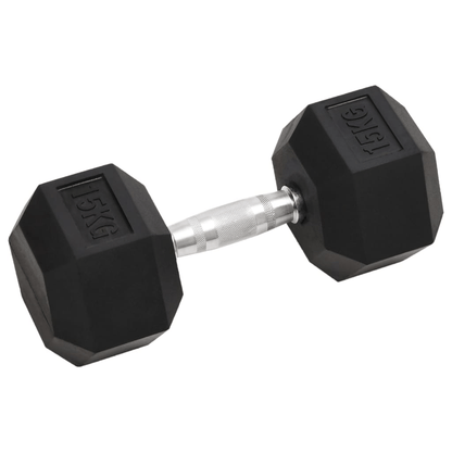 Dumbbell vidaXL 2 pcs 30 kg Cast Iron Dumbbells