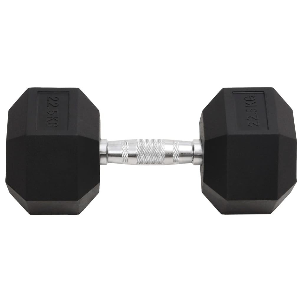 vidaXL 22.5 kg Cast Iron Dumbbell for Durable Strength Training - Fitness Max