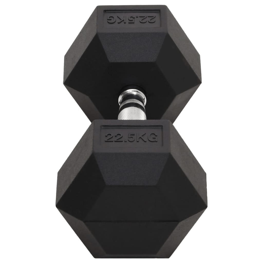 vidaXL 22.5 kg Cast Iron Dumbbell for Durable Strength Training - Fitness Max