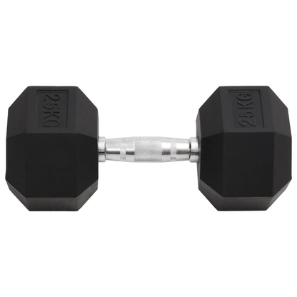 Dumbbell vidaXL 25 kg Cast Iron Dumbbell  Versatile, Durable Anti-Roll