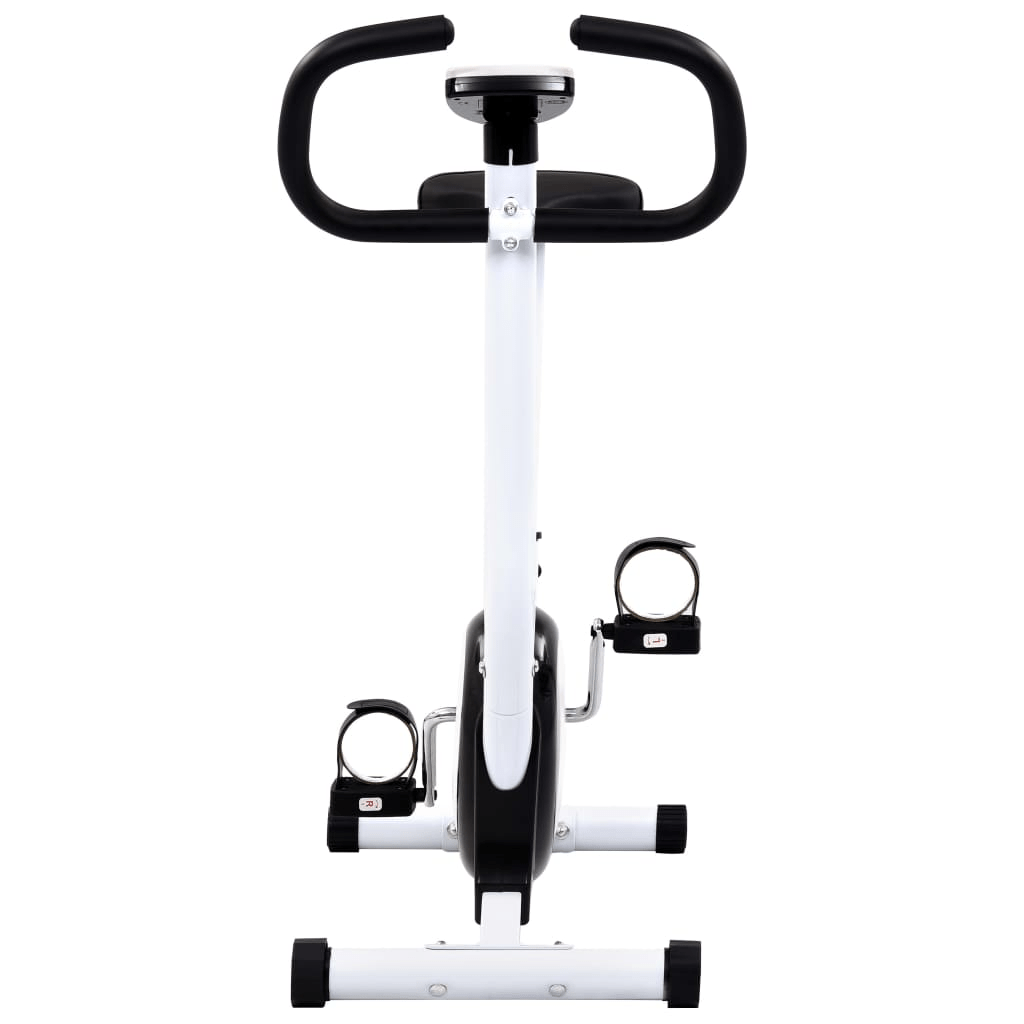 vidaXL Black Exercise Bike with Belt Resistance for Home Fitness - Fitness Max