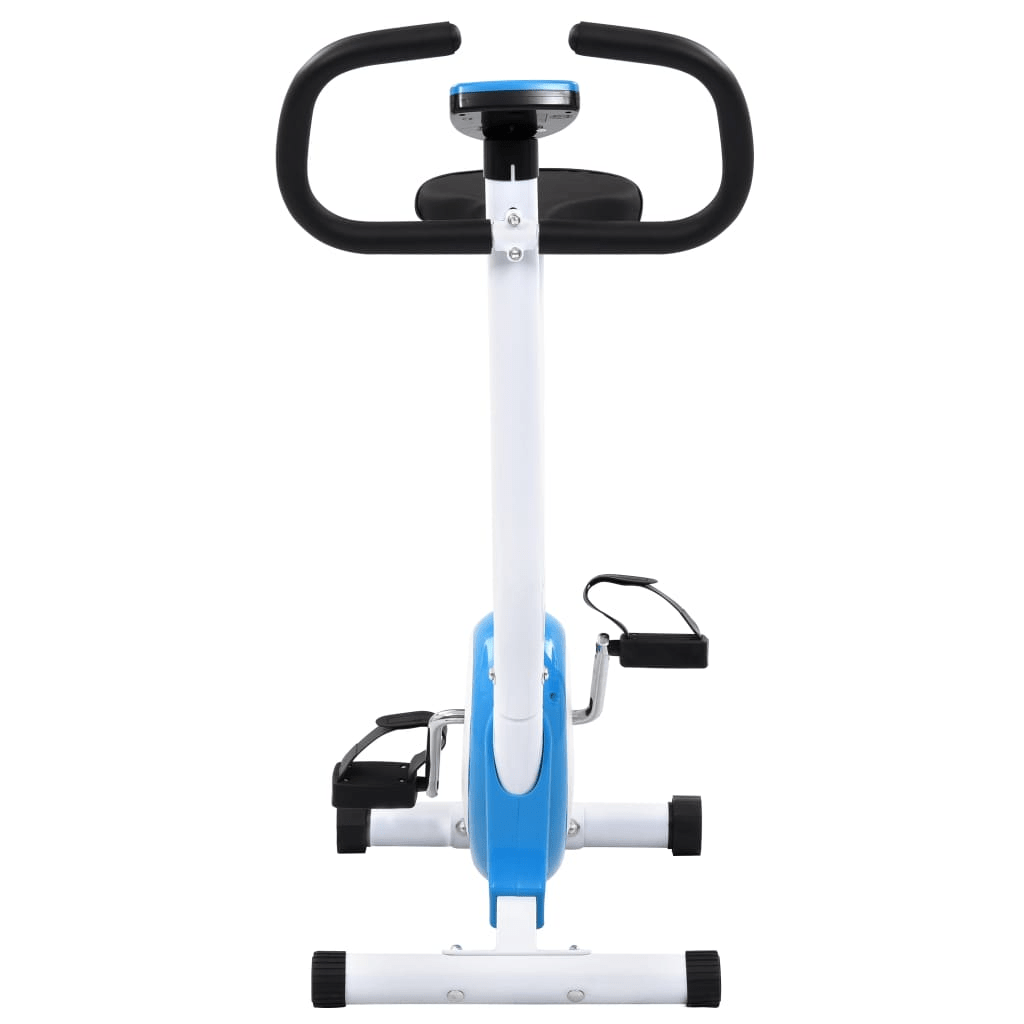 vidaXL Blue Exercise Bike with Belt Resistance for Efficient Home Workout - Fitness Max