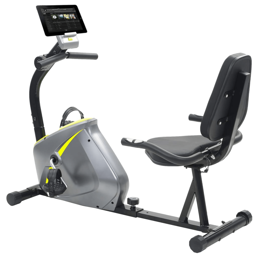 vidaXL Magnetic Recumbent Exercise Bike with Pulse - Home Fitness Gear - Fitness Max