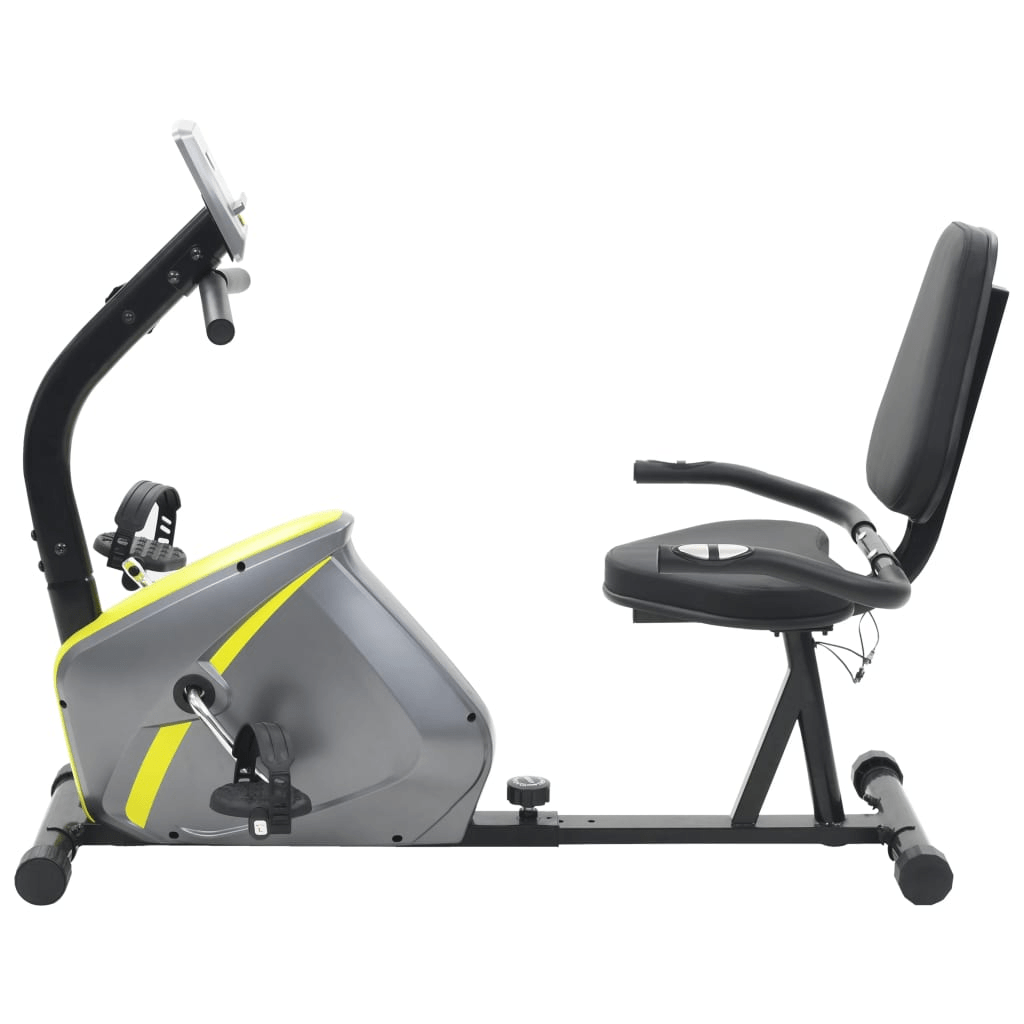 vidaXL Magnetic Recumbent Exercise Bike with Pulse - Home Fitness Gear - Fitness Max