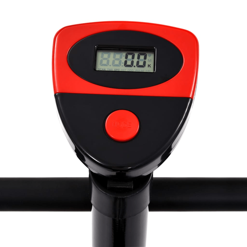 vidaXL Red Exercise Bike with Belt Resistance for Home Fitness Workouts - Fitness Max