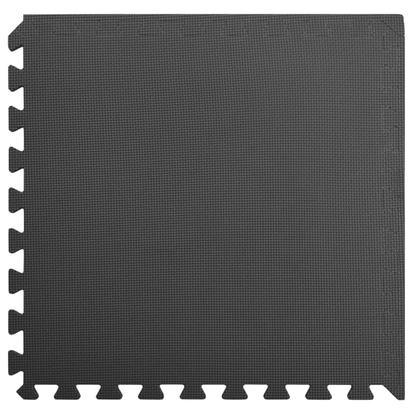 vidaXL EVA Foam Floor Mats 24-Pack High Density Black Puzzle Mats - Fitness Max