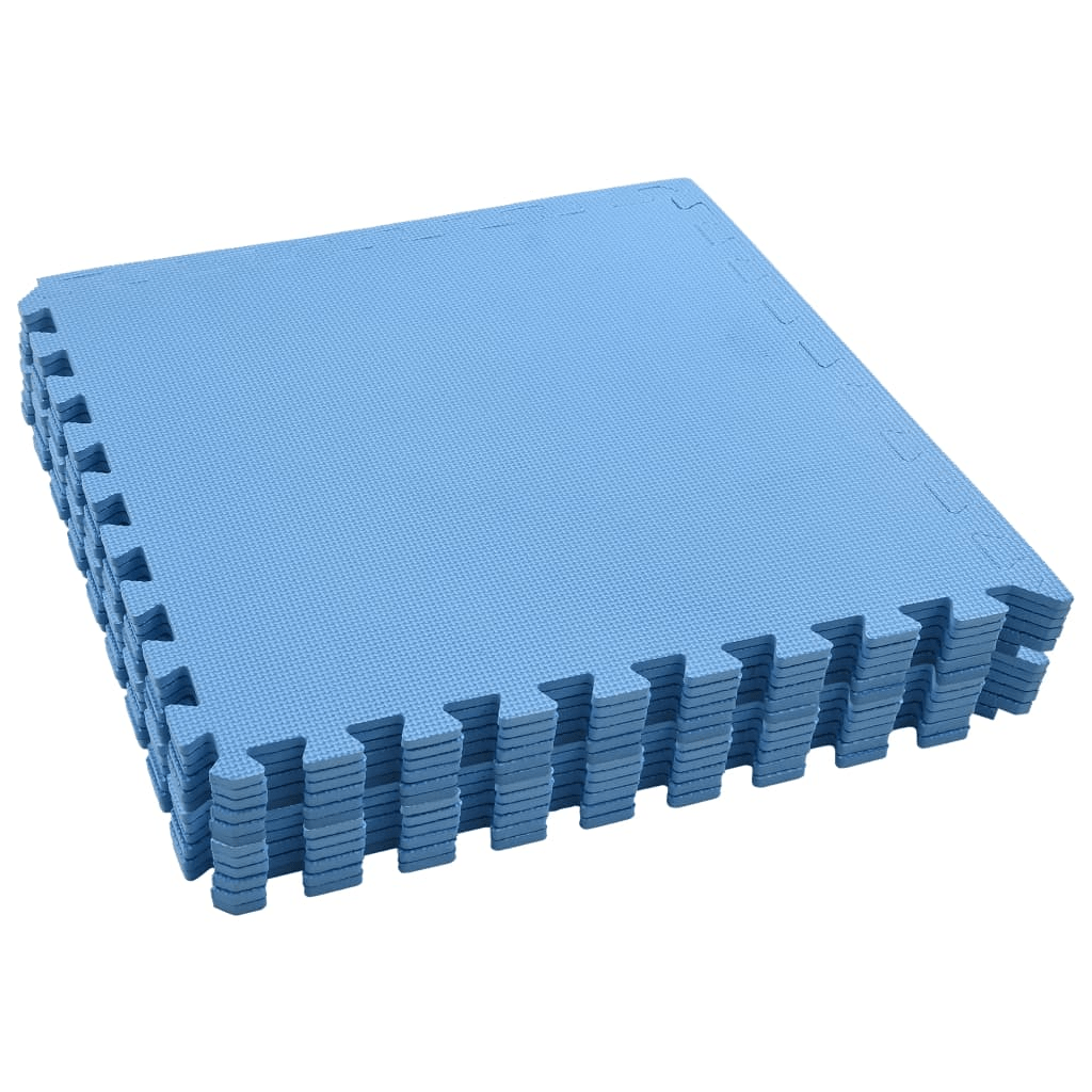 floor protective mats vidaXL 12-Piece Interlocking EVA Foam Floor Mats