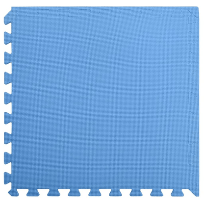 vidaXL EVA Foam Floor Mats 24 Piece Set, Blue, Gym, Play, Office - Fitness Max