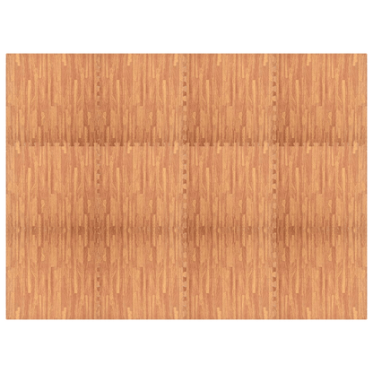 floor protective mats vidaXL 12 Wood Grain Floor Mats 4.32 EVA Foam Tiles