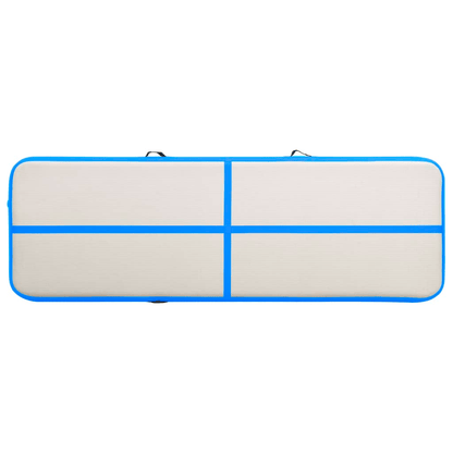 vidaXL Gymnastics Mat with Pump, 400x100x20 cm - Durable, Non-Slip, - Fitness Max