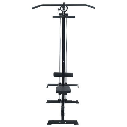 Multi Gym vidaXL Lat Pulldown Machine, Adjustable Seat, 80 kg Load