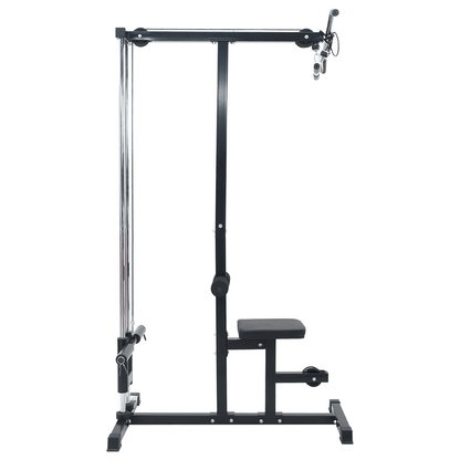 Multi Gym vidaXL Lat Pulldown Machine, Adjustable Seat, 80 kg Load