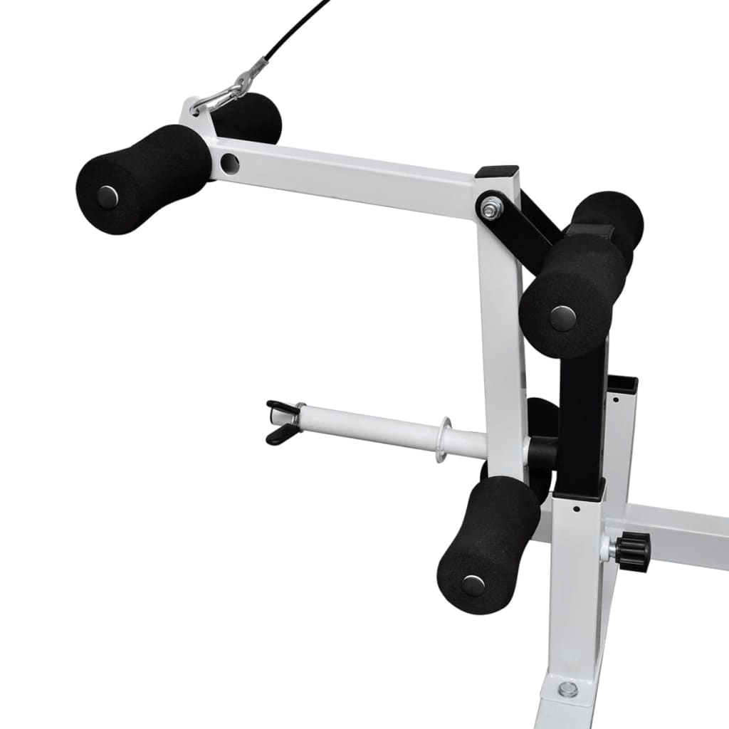 Multi Gym vidaXL Weight Bench & 120 kg Barbell Dumbbell Set