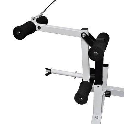Multi Gym vidaXL Weight Bench & 120 kg Barbell Dumbbell Set