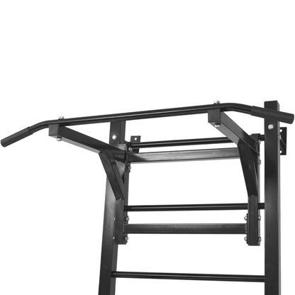 Power Tower vidaXL Wall-mounted Fitness Power Tower in Black for Full-Body Workout