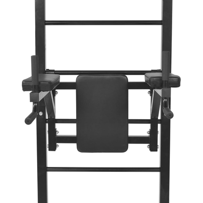 Power Tower vidaXL Wall-mounted Fitness Power Tower in Black for Full-Body Workout