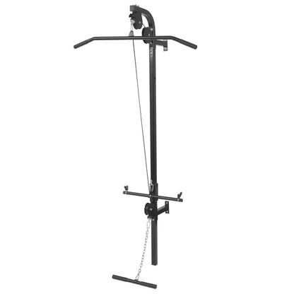 Power Tower vidaXL Wall Mounted Power Tower with Barbell and Dumbbell Set