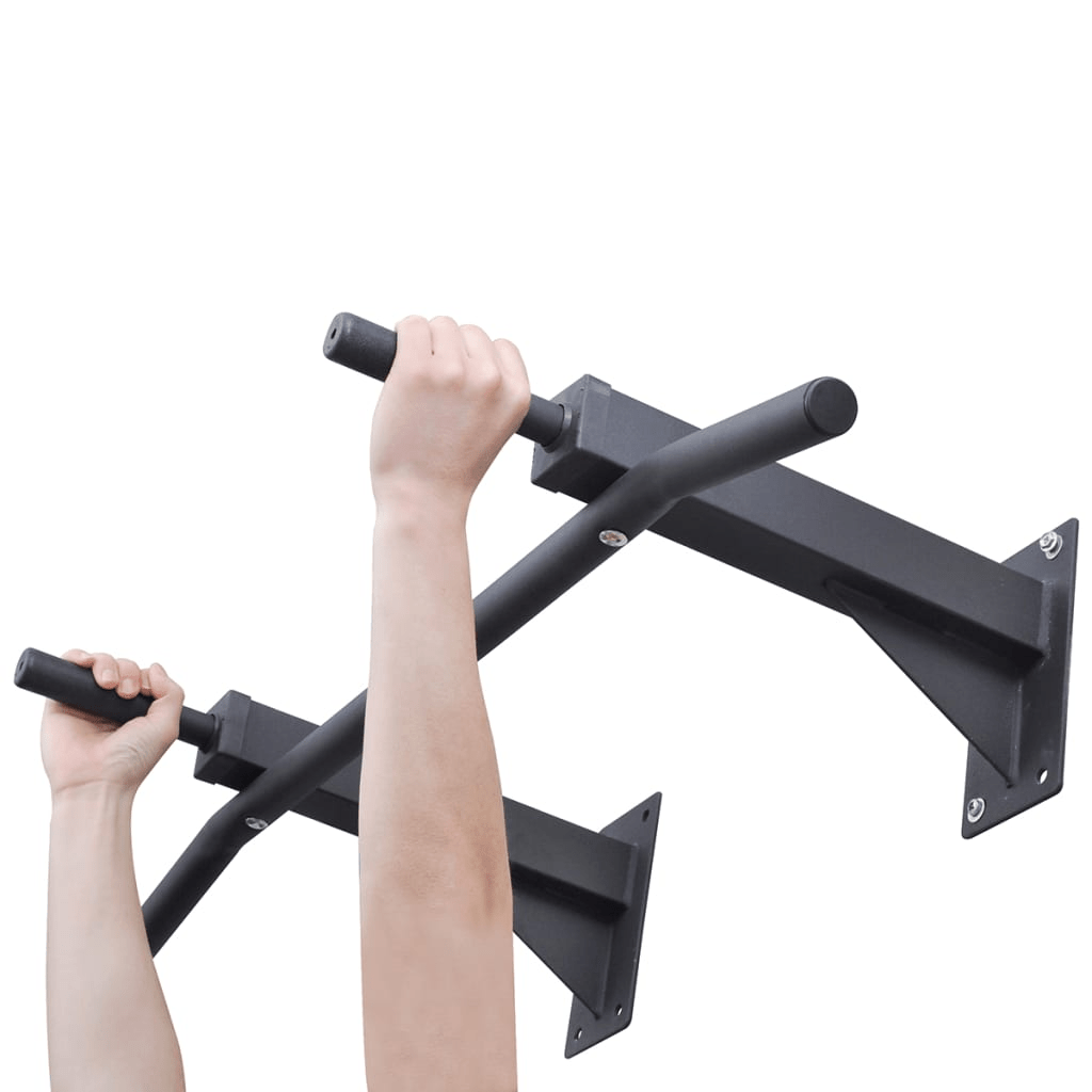 vidaXL Wall-Mounted Chinning Bar: Home Gym Pull-Up Bar, 90 kg Capacity - Fitness Max