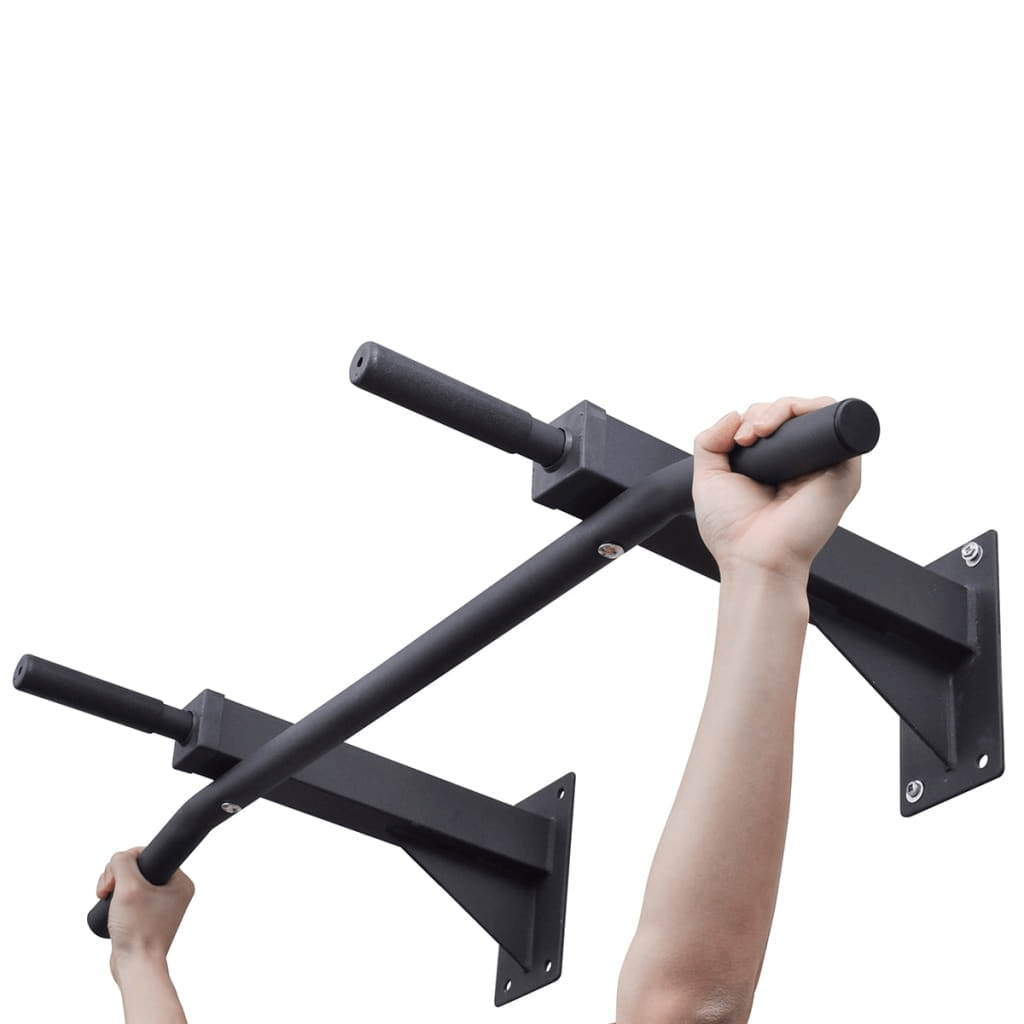vidaXL Wall-Mounted Chinning Bar: Home Gym Pull-Up Bar, 90 kg Capacity - Fitness Max