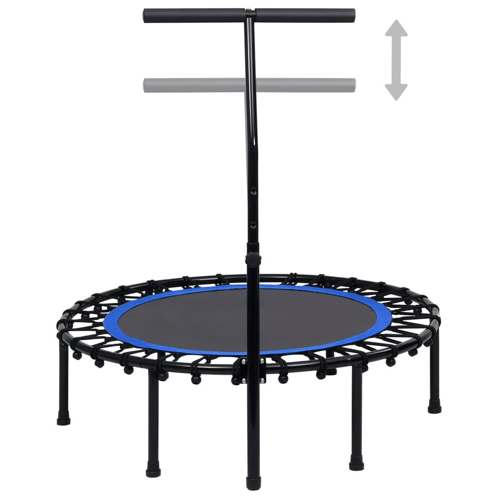 Trampoline vidaXL 102 cm Fitness Trampoline with Handle
