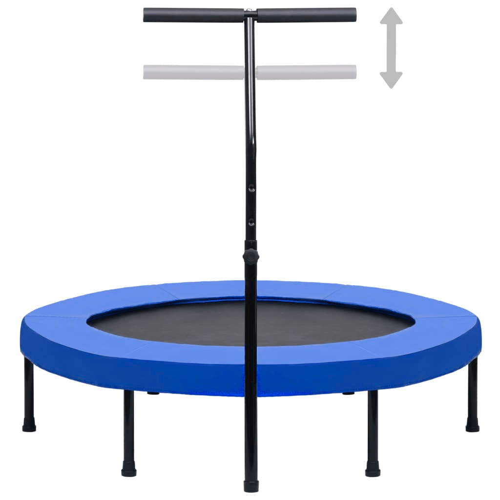 Trampoline vidaXL 122 cm Fitness Trampoline with Handle and Safety Pad