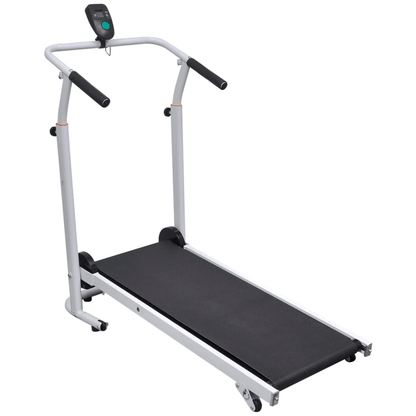 vidaXL Compact Folding Treadmill for Home Fitness in Black - Fitness Max