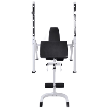 Workout Bench vidaXL Adjustable Workout Bench with Weight Rack, 60.5kg