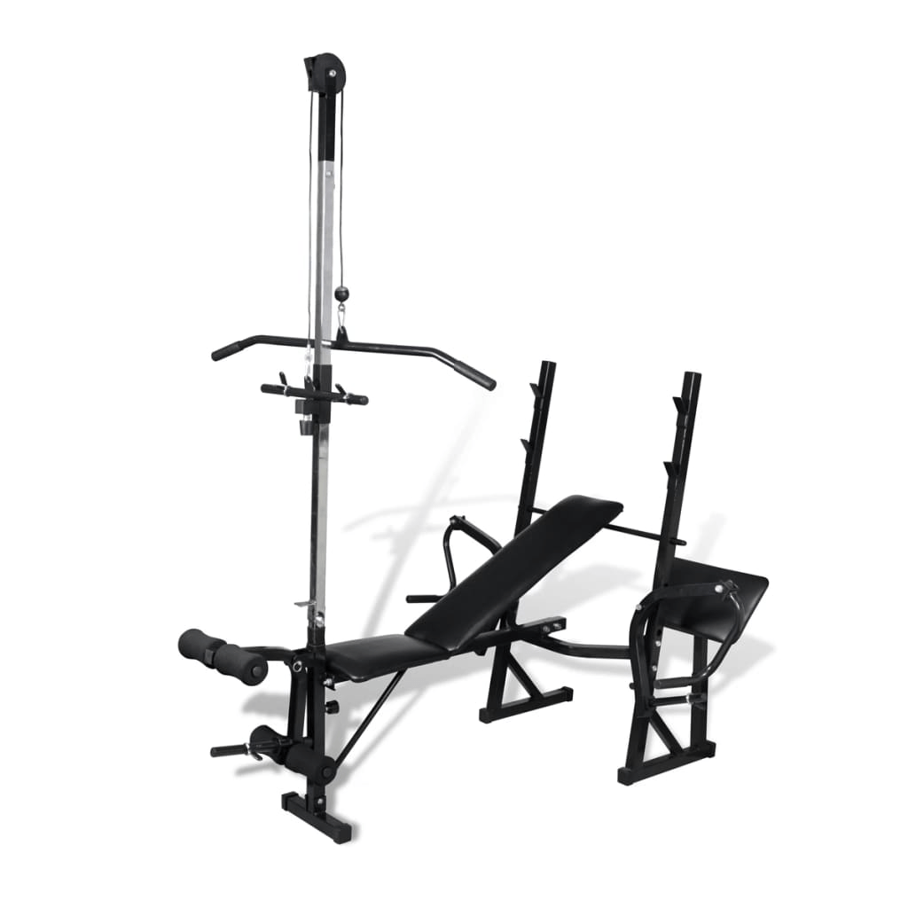 vidaXL Home Gym Fitness Bench: Adjustable Exercise Equipment for Full Body. - Fitness Max