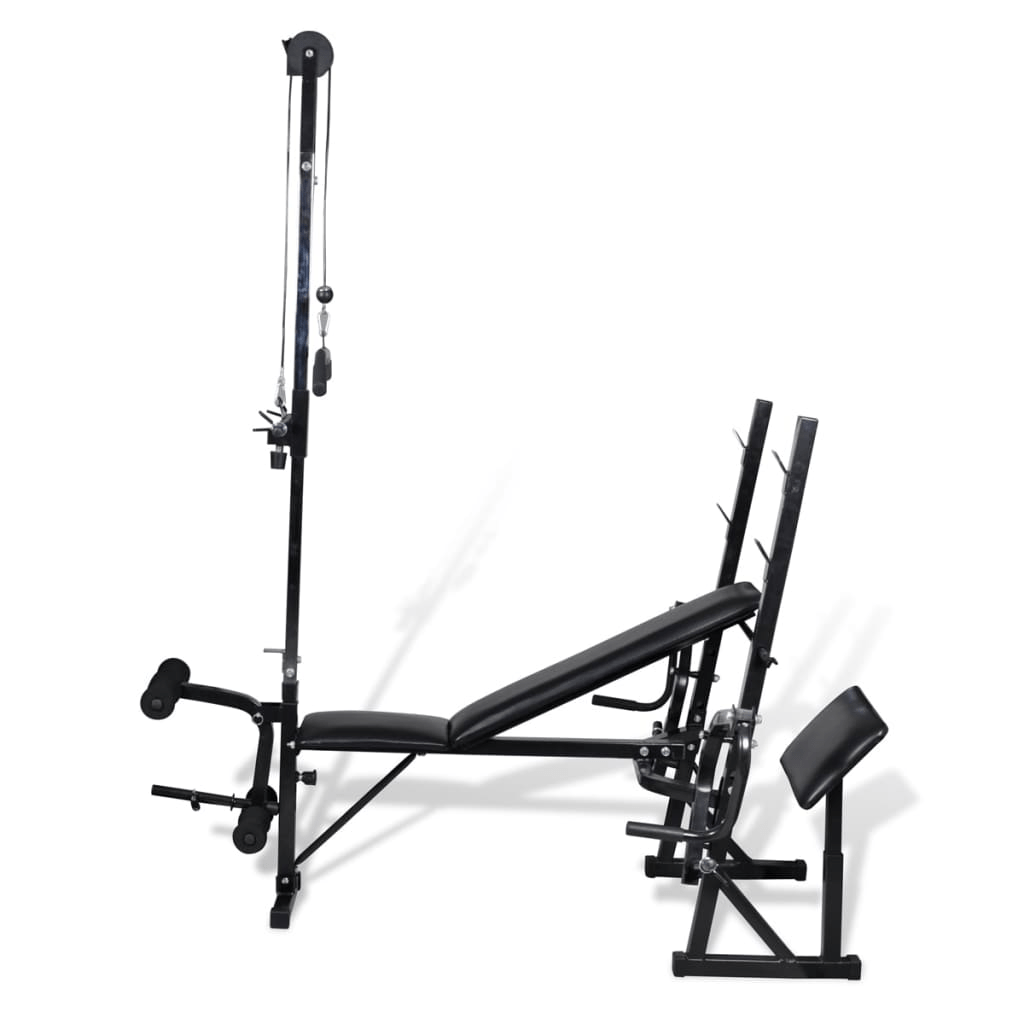 vidaXL Home Gym Fitness Bench: Adjustable Exercise Equipment for Full Body. - Fitness Max