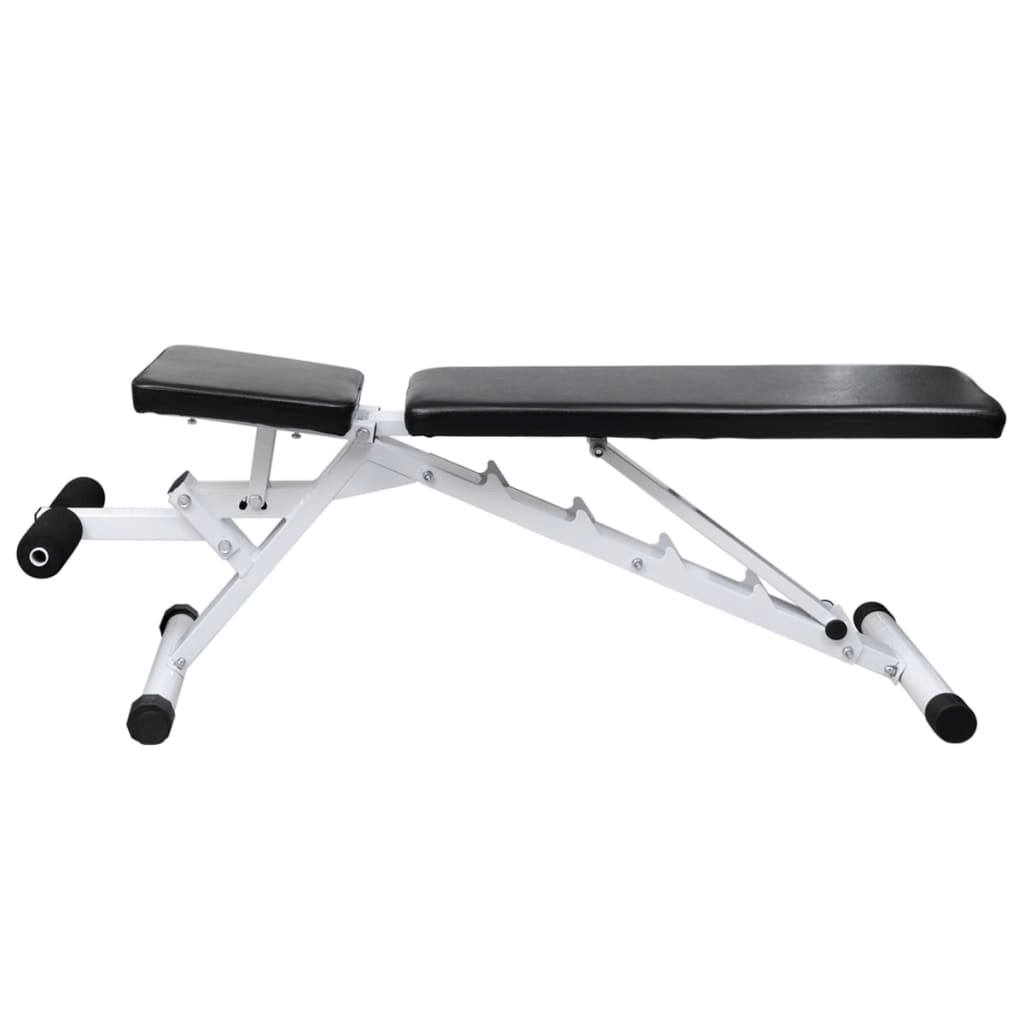 vidaXL Workout Bench with Barbell and Dumbbell Set 30.5 kg for Home Fitness - Fitness Max