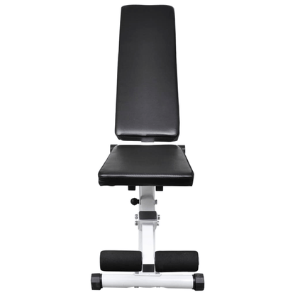 vidaXL Workout Bench with Barbell and Dumbbell Set 30.5 kg for Home Fitness - Fitness Max