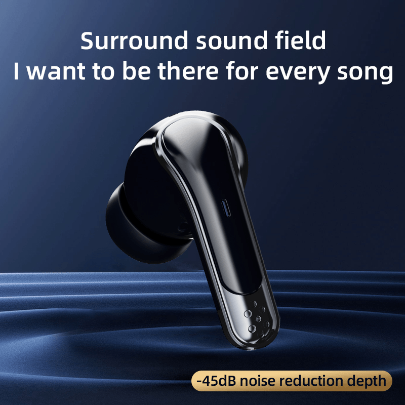 BWC Monoise Easy Buds: Wireless Earbuds with Dual Connection & Noise Reduction - Fitness Max