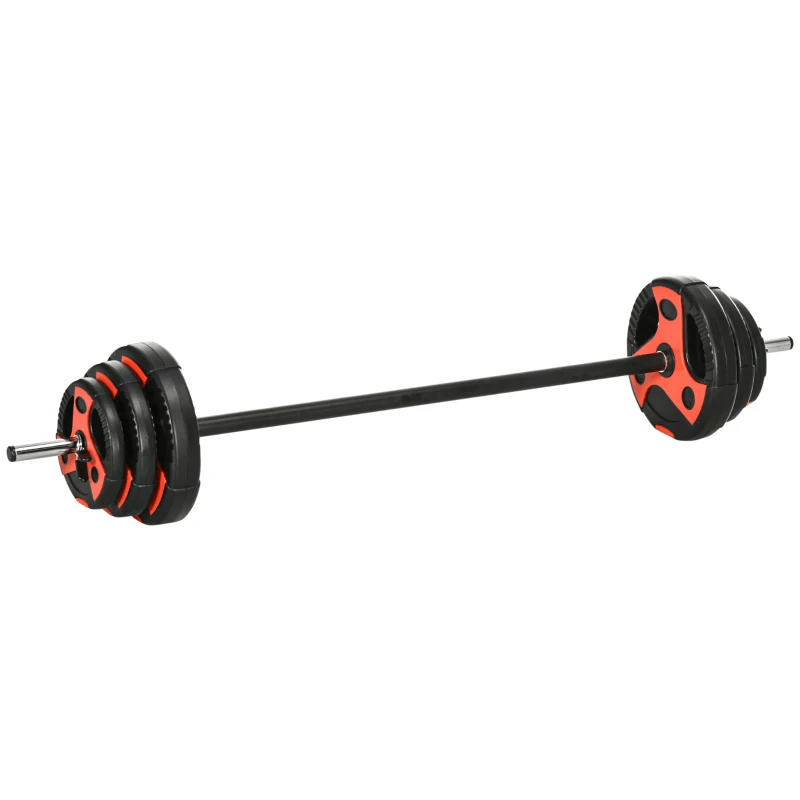 Adjustable 20kg Barbell Weights Set for Home Gym - Fitness Max