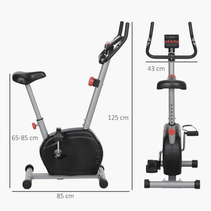 Exercise Bike SPORTNOW Exercise Bike with Heart Rate Monitor