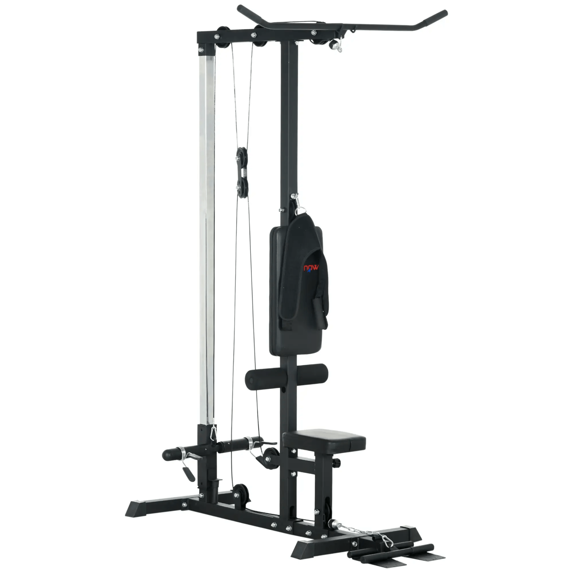 Multi Gym SPORTNOW Pull Up Station with Adjustable Seat for Chin ups
