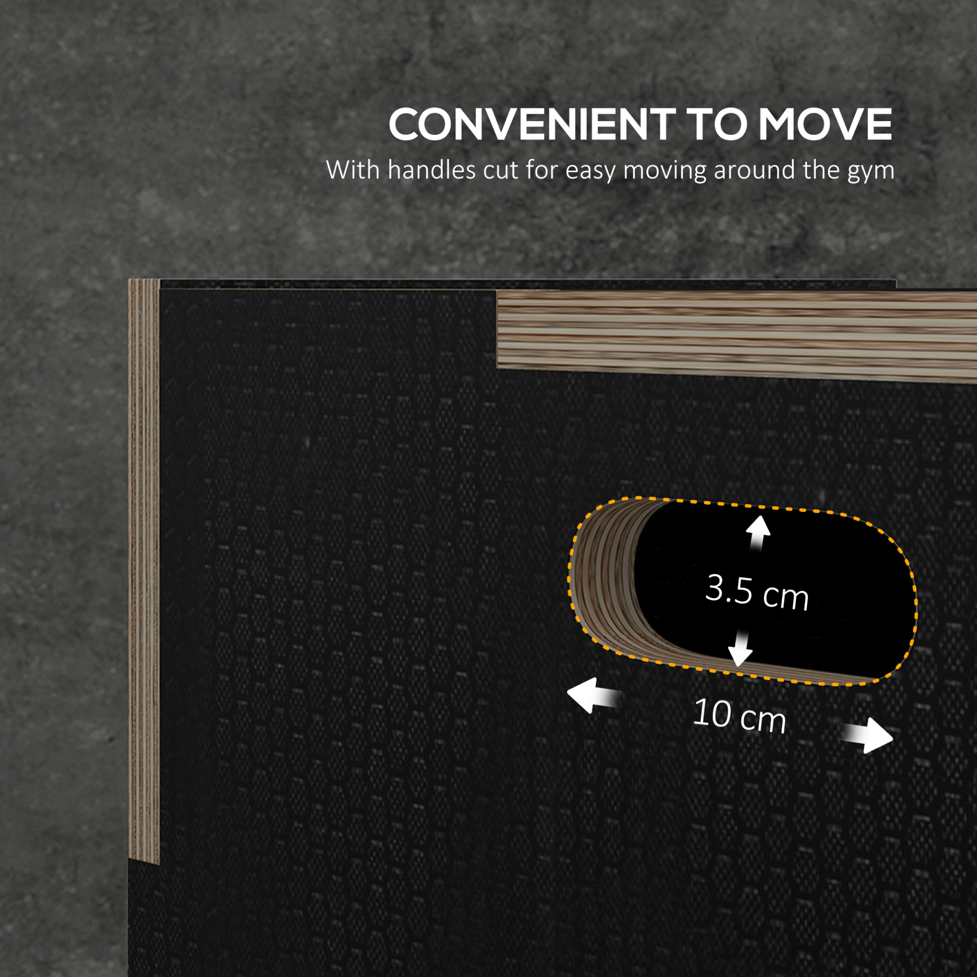 3-in-1 Wooden Plyo Box for Home Gym Workouts SPORTNOW - Fitness Max