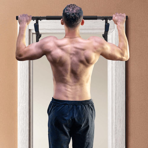 SPORTNOW Doorway Pull-Up Bar with Resistance Bands for Home Gym - Fitness Max
