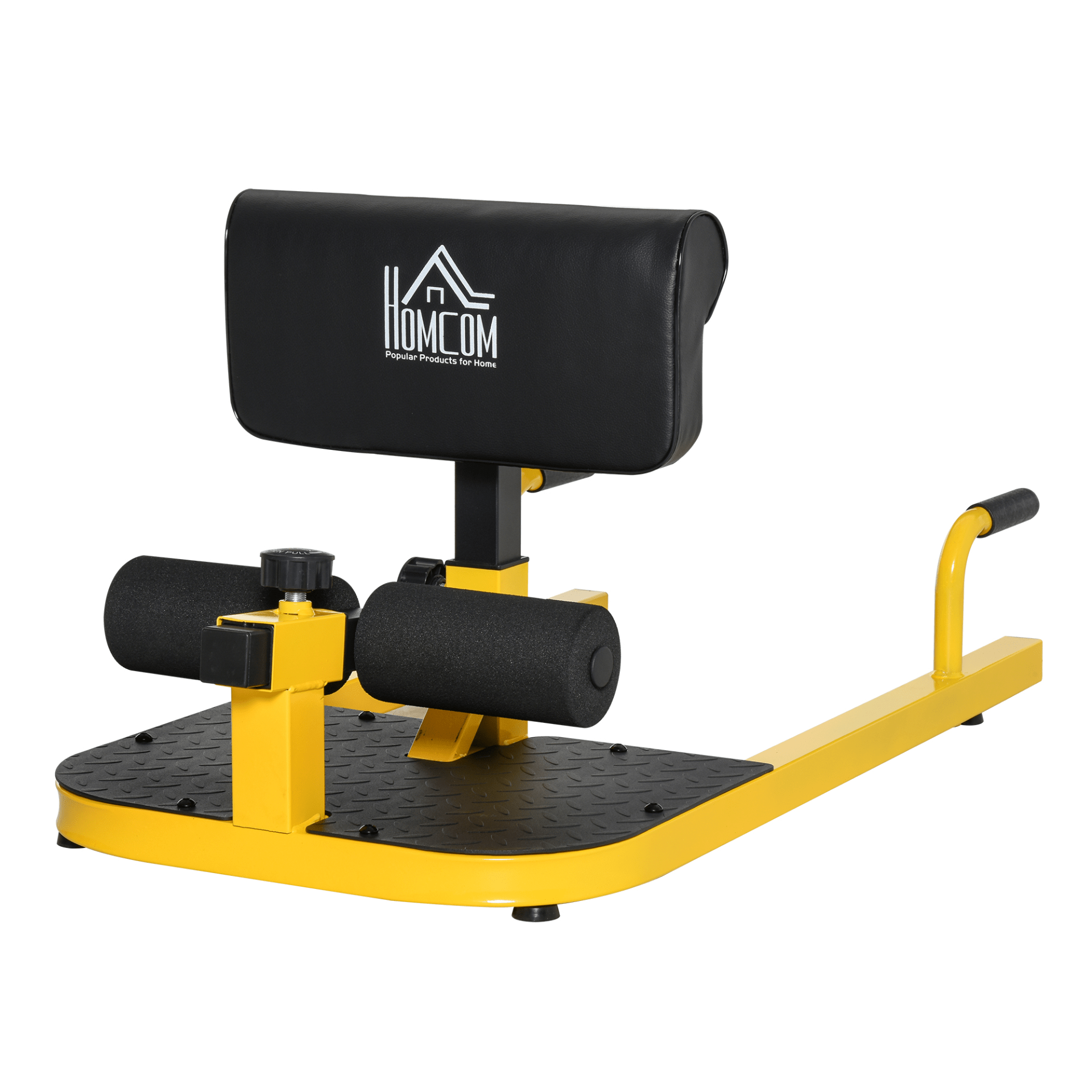 3-in-1 Adjustable Squat Machine for Sit-Up, Push-Up & Leg Exercises - Fitness Max
