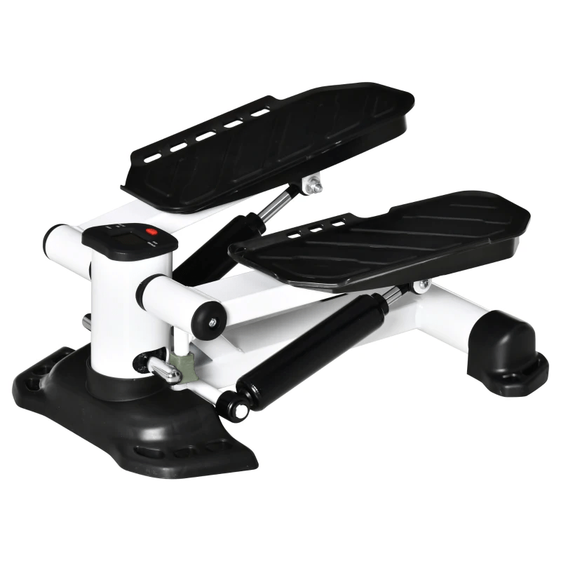 HOMCOM Portable Mini Stepper LCD Display Compact Lightweight Exercise Machine - Fitness Max