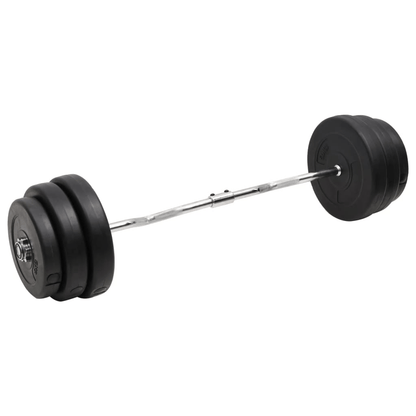 vidaXL Curl Barbell with 90 kg Plates: Versatile Equipment for Sculpting Strength - Fitness Max