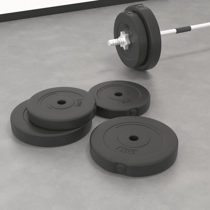 free weights vidaXL 30 kg Cement Weight Plates Set 4