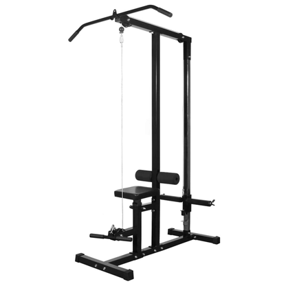 Power Tower vidaXL Power Tower with Barbell and Dumbbell Set