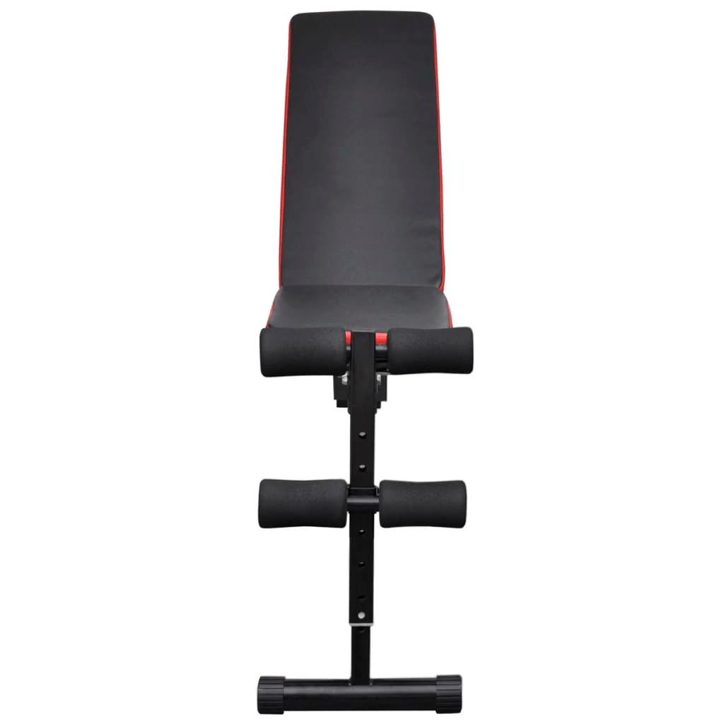 vidaXL Sit-up Bench with Barbell and Dumbbell Set for Home Gym - Fitness Max