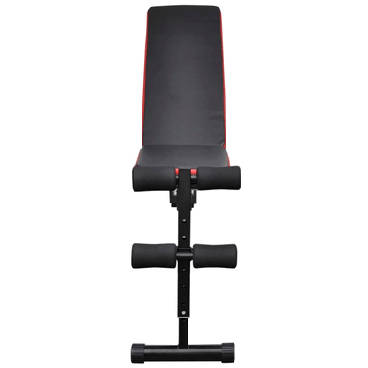 vidaXL Sit-up Bench with Barbell and Dumbbell Set for Home Gym - Fitness Max