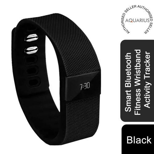 Aquarius OLED Display Bluetooth Fitness Tracker for Wrist, Black - Fitness Max