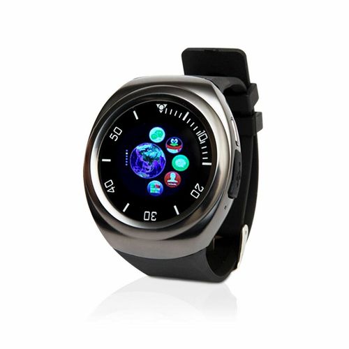 Bas-Tek G4S Bluetooth Touch Screen Smart Watch, Space Grey. - Fitness Max