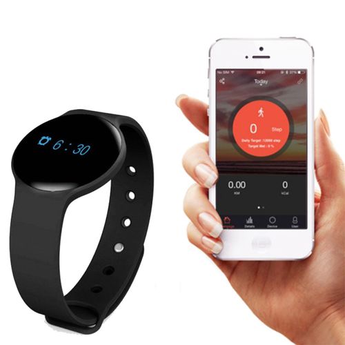 Bas-Tek Sport Bluetooth Fitness Tracker in Lightweight Black UK Version - Fitness Max