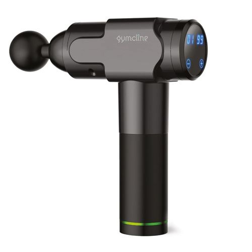 Gymcline Massage Gun with 2500mAh Battery, 20 Speeds & LCD, Grey - Fitness Max