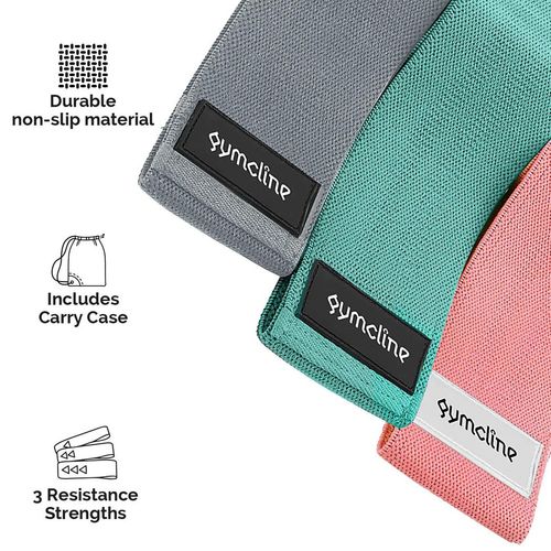 Gymcline Resistance Bands Set for All Levels with Storage Bag - Fitness Max